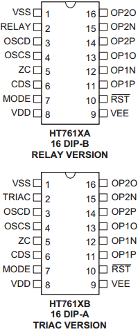HT7611A Datasheet PDF Holtek Semiconductor