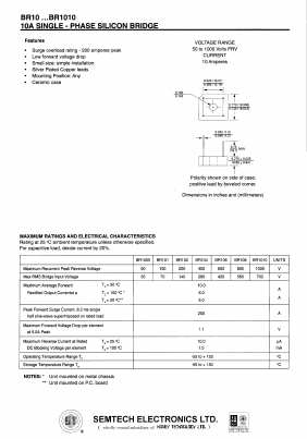 BR10 Datasheet PDF Honey Technology