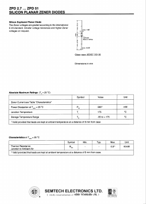 ZPD5.6 Datasheet PDF Honey Technology