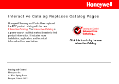 186PC05DT Datasheet PDF Honeywell International