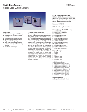 CSND671 Datasheet PDF Honeywell International
