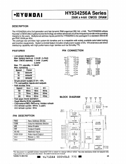 HY534256AS Datasheet PDF Hynix Semiconductor