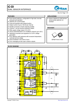 IC-DIQFN24 Datasheet PDF IC-Haus GmbH