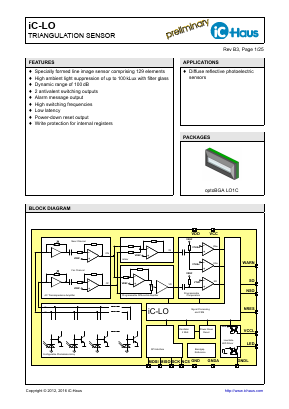 IC-LO Datasheet PDF IC-Haus GmbH