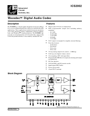 AV2002 Datasheet PDF Integrated Circuit Systems