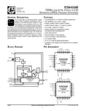 ICS84329BYT Datasheet PDF Integrated Circuit Systems
