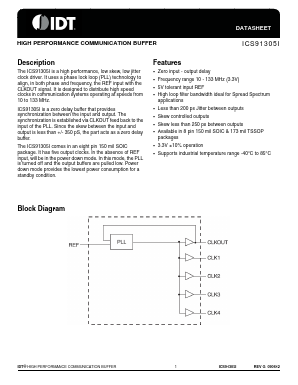 ICS91305AGILFT Datasheet PDF Integrated Device Technology