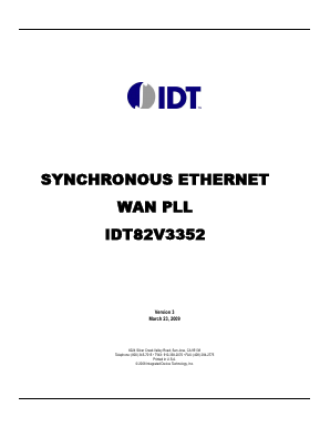 IDT82V3352 Datasheet PDF Integrated Device Technology