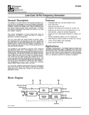 9154A-42CS16LF Datasheet PDF Integrated Device Technology