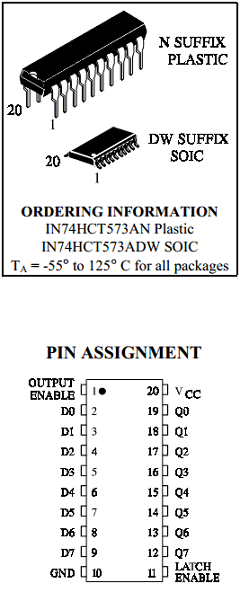 IN74HCT573AN Datasheet PDF IK Semicon Co., Ltd