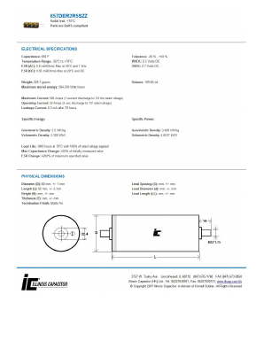 657DER2R5SZZ_ Datasheet PDF Illinois Capacitor, Inc.