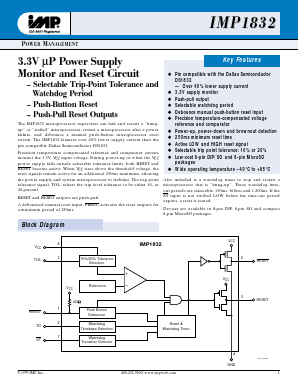IMP1832 Datasheet PDF IMP, Inc