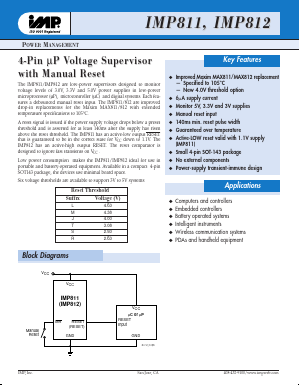 IMP812 Datasheet PDF IMP, Inc