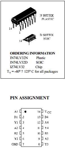 IN74LV32 Datasheet PDF Integral Corp.