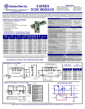 S10-12S5 Datasheet PDF Intronics Power, Inc.