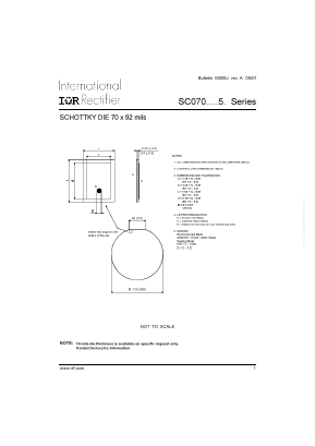 SC070R015A5F Datasheet PDF International Rectifier