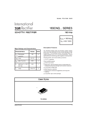 163CNQ100 Datasheet PDF International Rectifier