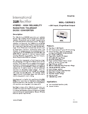 M3L Datasheet PDF International Rectifier