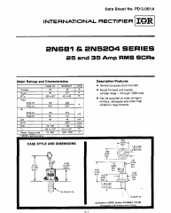 2N5204 Datasheet PDF International Rectifier