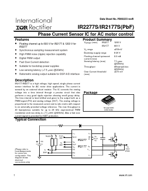 IR2177S Datasheet PDF International Rectifier