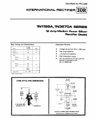 1N3673RA Datasheet PDF International Rectifier