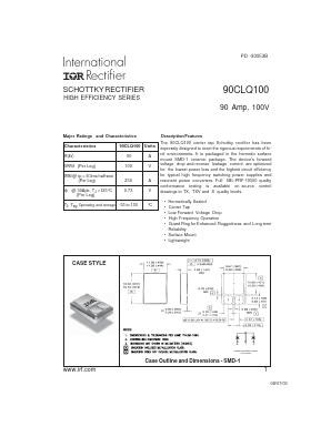 90CLQ100 Datasheet PDF International Rectifier