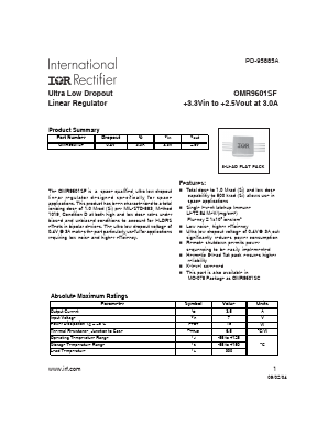 OMR9601SF Datasheet PDF International Rectifier