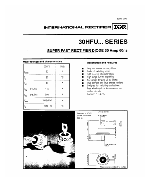 30HFUR-100 Datasheet PDF International Rectifier