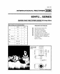 60HFUR-100 Datasheet PDF International Rectifier