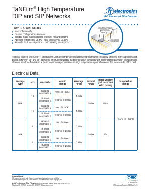1900HT Datasheet PDF IRC - a TT electronics Company.