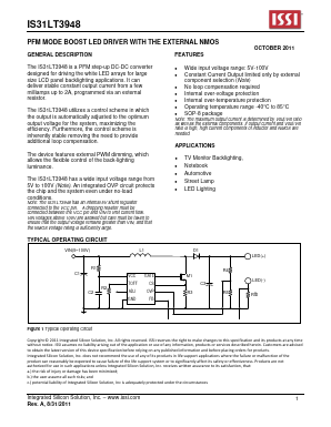 IS31LT3948 Datasheet PDF Integrated Silicon Solution