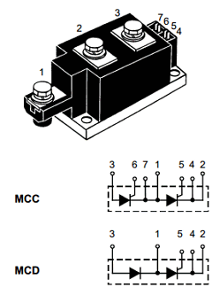 MCC312 Datasheet PDF IXYS CORPORATION
