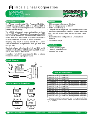 ILC6390CM-33 Datasheet PDF Impala Linear Corporation
