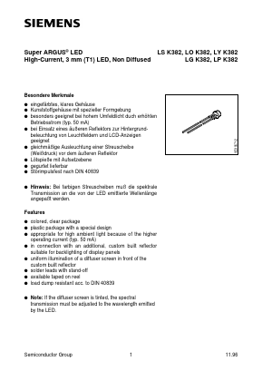LGK382-QT Datasheet PDF Infineon Technologies