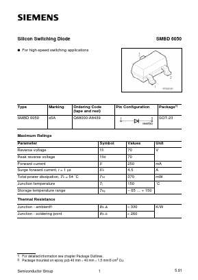 Q68000-A8439 Datasheet PDF Infineon Technologies
