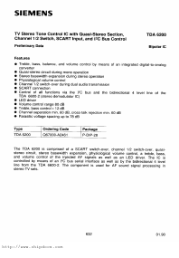 TDA6200 Datasheet PDF Infineon Technologies