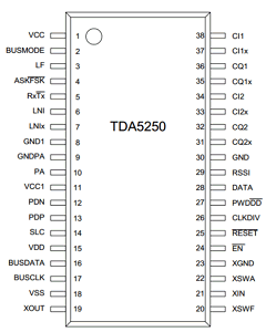 TDA5250D2 Datasheet PDF Infineon Technologies