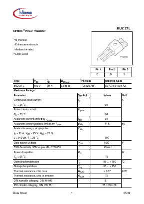 C67078-S1338-A2 Datasheet PDF Infineon Technologies