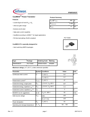 SP000103250 Datasheet PDF Infineon Technologies