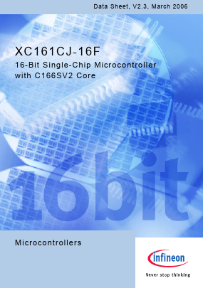 SAK-XC161CJ-16F20F Datasheet PDF Infineon Technologies