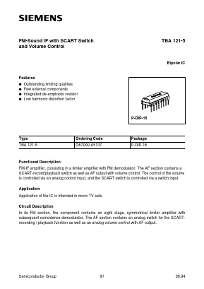 Q67000-A5137 Datasheet PDF Infineon Technologies