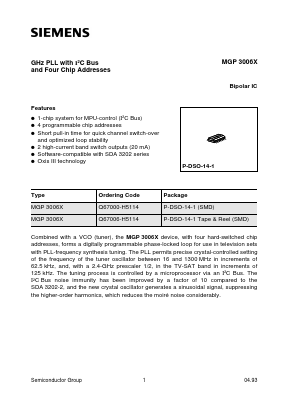 Q67006-H5114 Datasheet PDF Infineon Technologies
