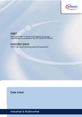 G25N120H3 Datasheet PDF Infineon Technologies