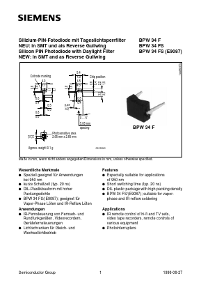 Q62702-P929 Datasheet PDF Infineon Technologies