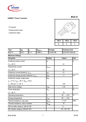 C67078-S1308-A2 Datasheet PDF Infineon Technologies