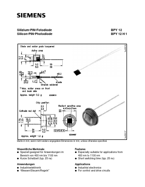 Q62702-P1029 Datasheet PDF Infineon Technologies