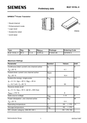 C67078-S Datasheet PDF Infineon Technologies