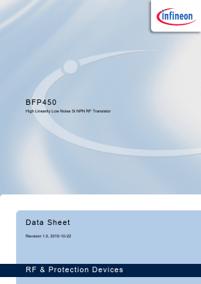 BFP450 Datasheet PDF Infineon Technologies