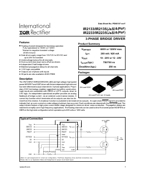 IR2235PBF Datasheet PDF Infineon Technologies