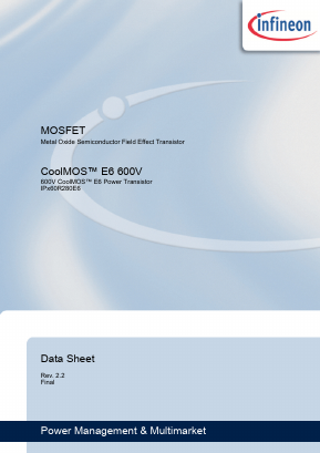 IPX60R280E6 Datasheet PDF Infineon Technologies